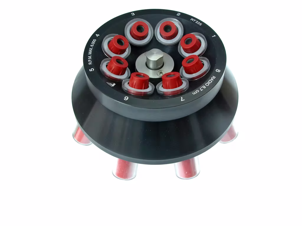 rotor angular centrifuga pequeña