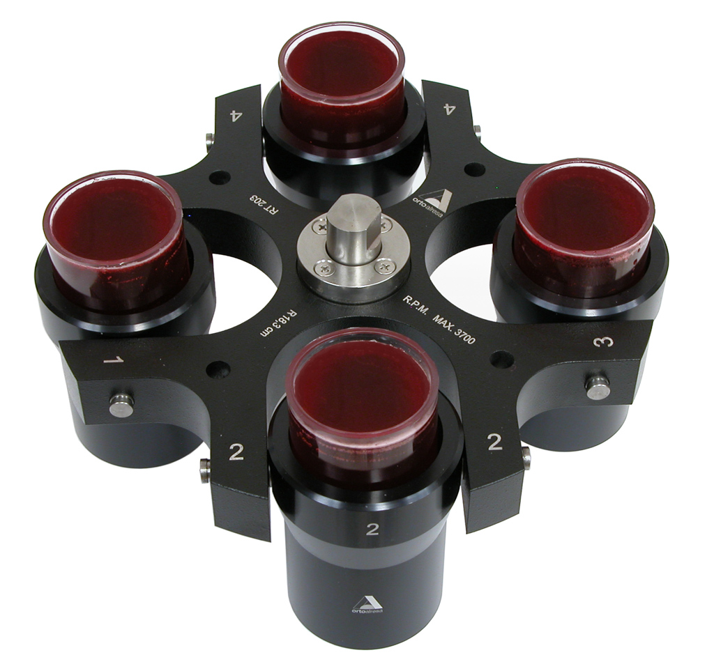 oscillating rotor for large ventilated centrifuge